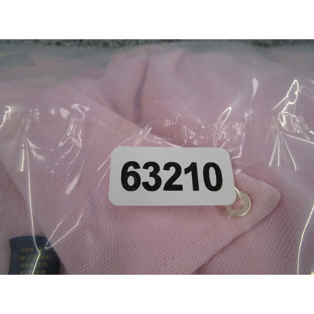 Polo Ralph Lauren Mens Pink Featherweight Mesh Long Sleeve Button Down Shirt L